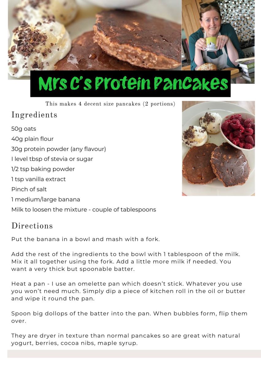 Mrs C's Protein Pancakes 